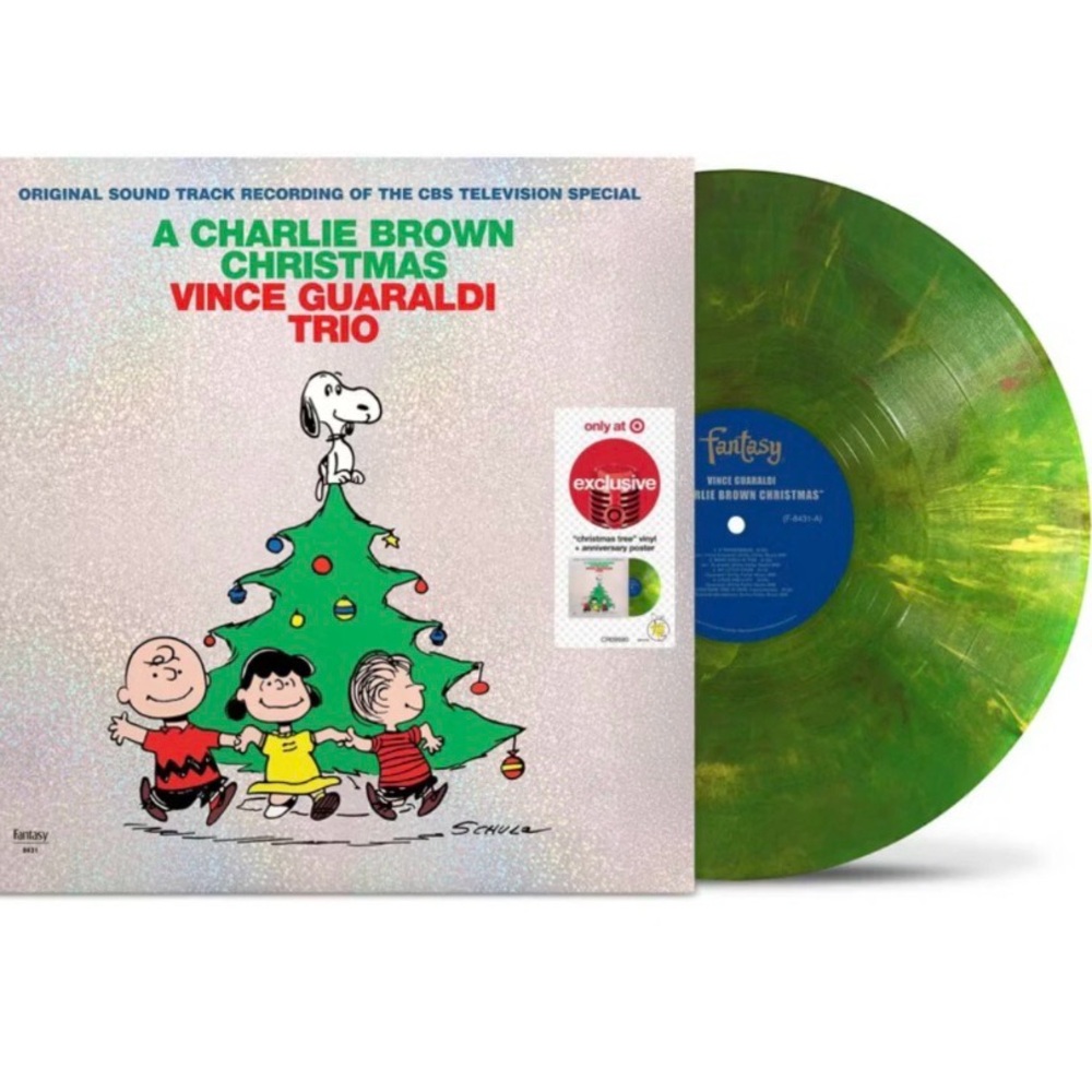 A Charlie Brown Christmas Vinyl - Green Marbled Record